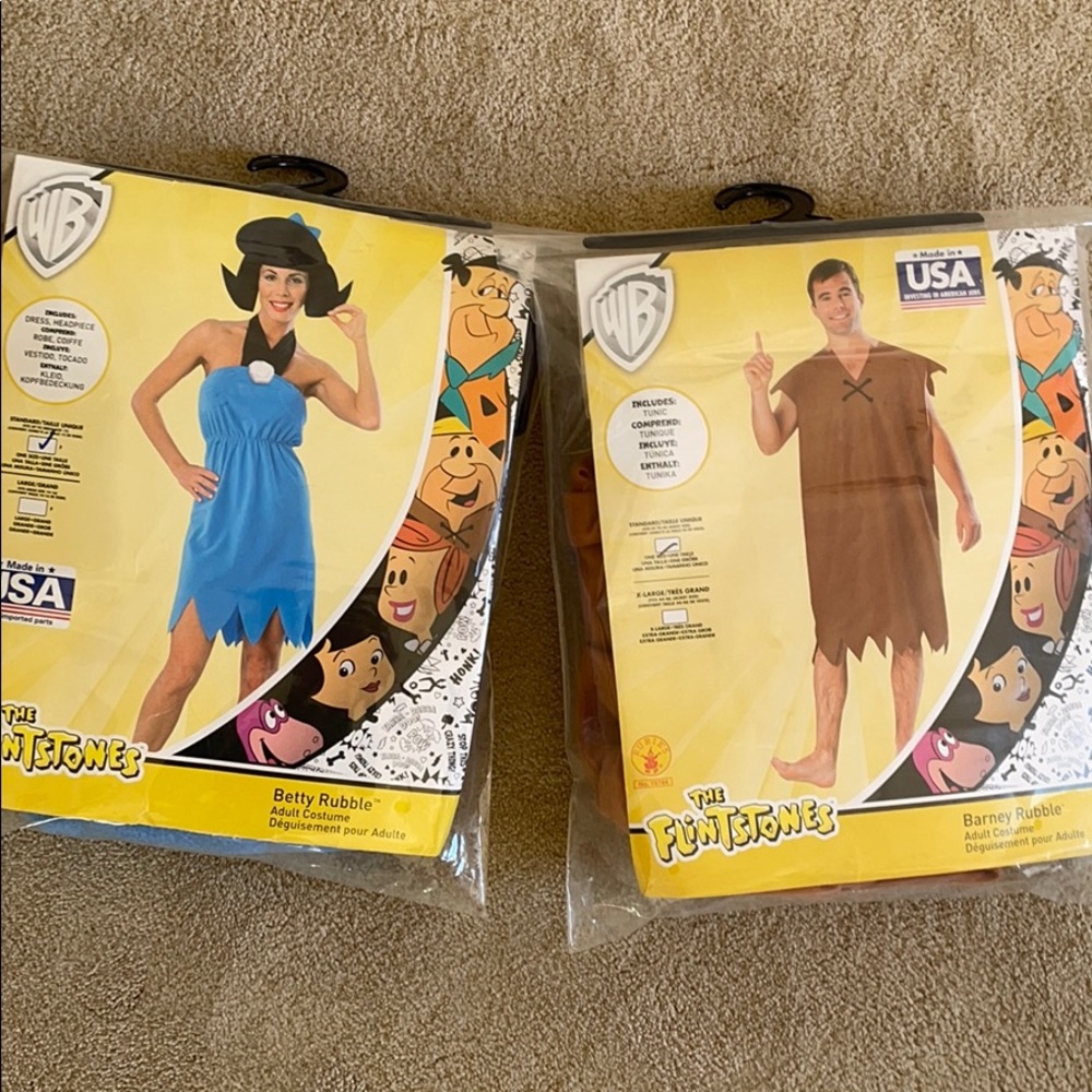 Flinstone Betty and Barney Costume